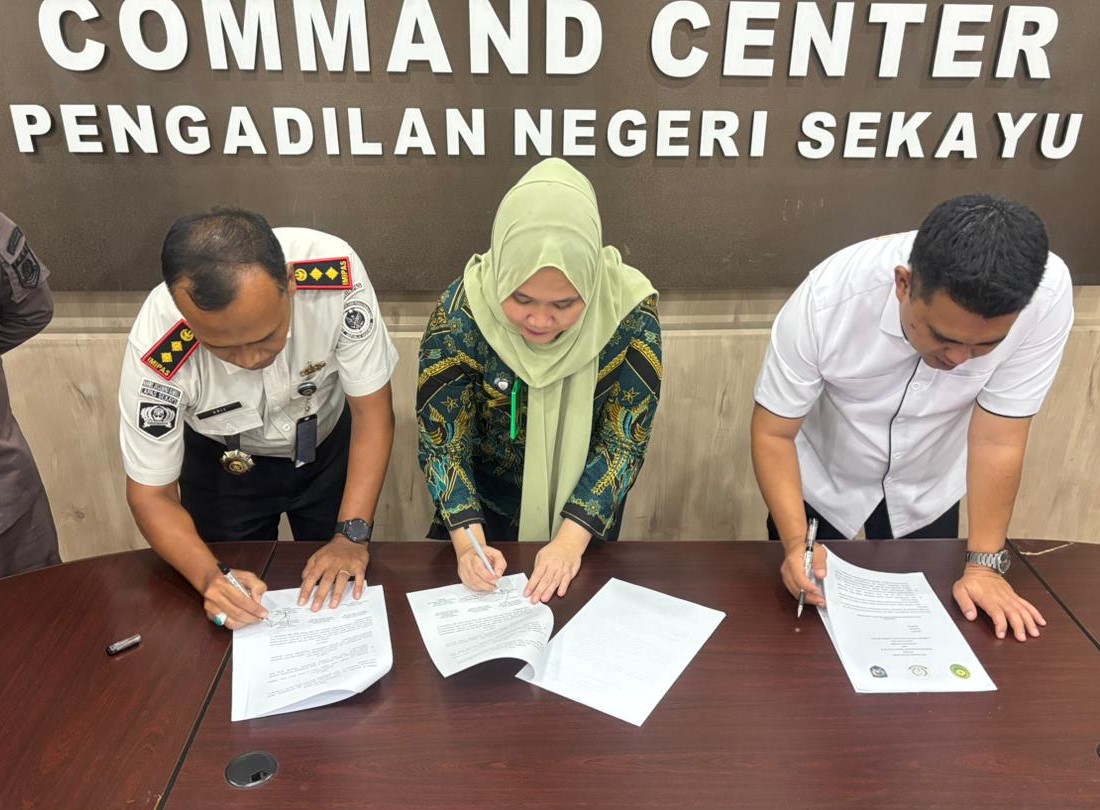 Dukung Transformasi Digital, Tiga Lembaga Vertikal di Muba Teken Perjanjian Kerja Sama