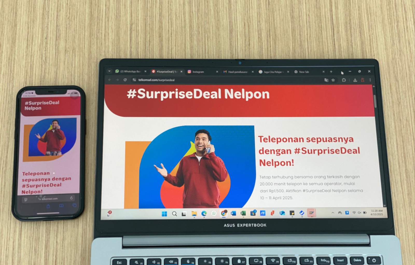 Telkomsel Surprise Deal, Nelpon 20.000 Menit Tanpa Batas ke Semua Operator!