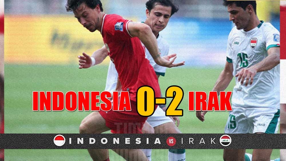 Hasil Akhir Pertandingan Timnas Indonesia vs Irak: Skuad Garuda Tumbang di Kandang Sendiri, Skor 0-2