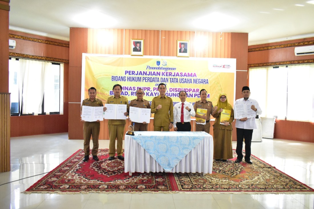 TEKEN MOU! Pemkab dan Kejari OKI Hapus Keraguan OPD Jalankan Program Pembangunan