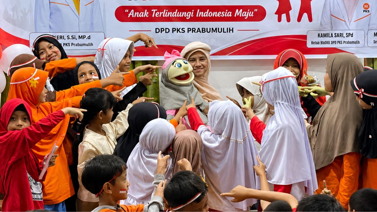 Meneladani Kisah 'Semut dan Kupu-Kupu': Keseruan Pendongeng Cilik Mutia Shabira di Acara PKS Prabumulih