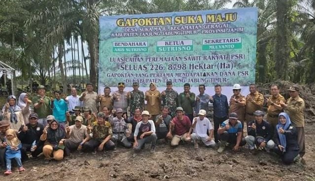 Panglima Kogabwilhan I Letjen TNI Kunto Arief Wibowo Tinjau Peremajaan Lahan Sawit di Tanjab Timur