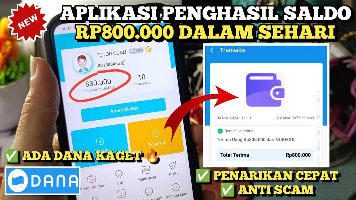 Gak Cuma Seru, Modal Main Game Bocil Bisa Raup Saldo DANA Rp196.000 Tiap Hari!