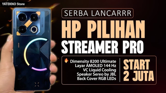 Ngonten Jadi Nikmat! Ini Rekomendasi HP Gaming Untuk Streamer Pemula di Akhir Tahun 2024