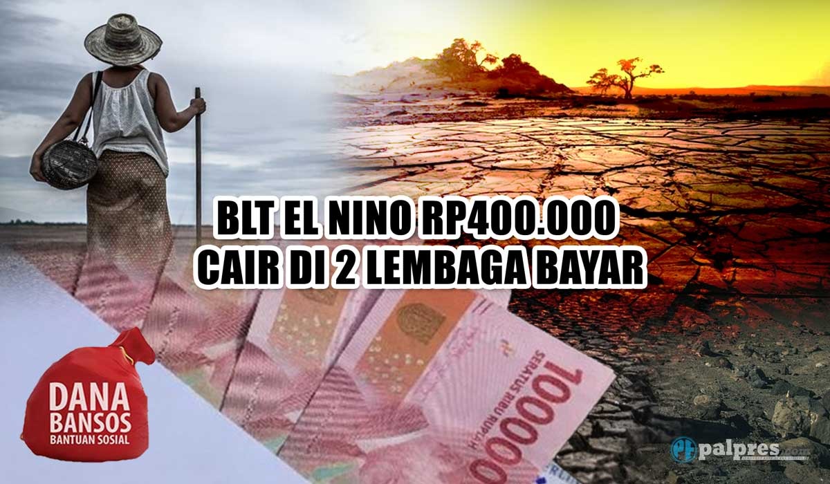 KABAR GEMBIRA, BLT El Nino Rp400.000 Cair Hari Ini di 2 Lembaga Bayar, KPM Kategori Ini juga Dapat