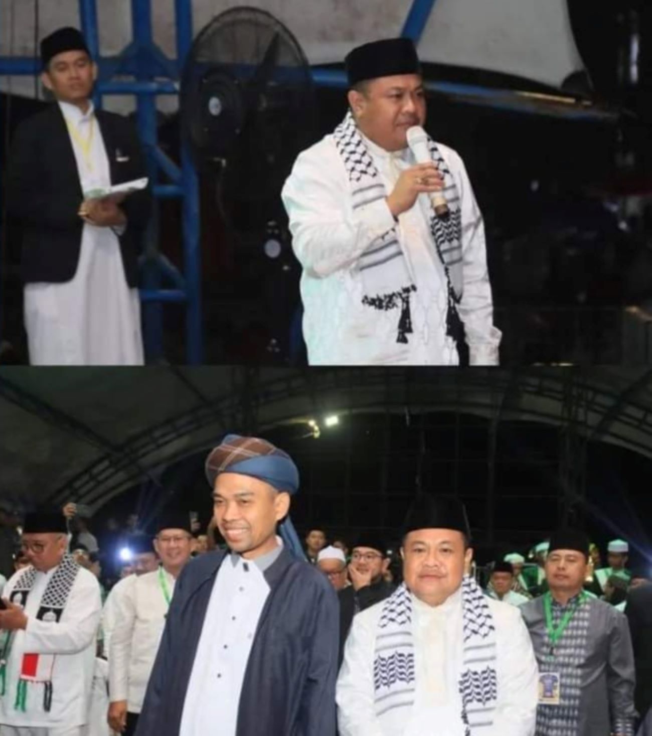 Dibawah Guyuran Hujan, Ustaz Abdul Somad Ajak Umat Muslim di Lubuklinggau Peduli Palestina