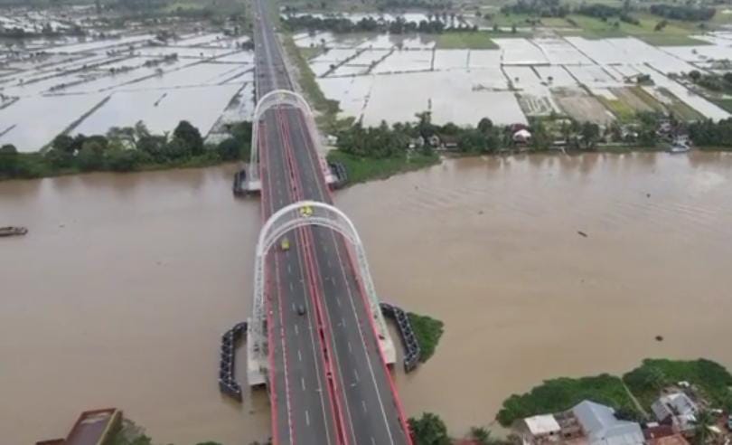 KEREN! Sumatera Selatan Miliki Jembatan Tol Terpanjang di Indonesia, Penghubung Tol Kapal Betung Menuju Jambi