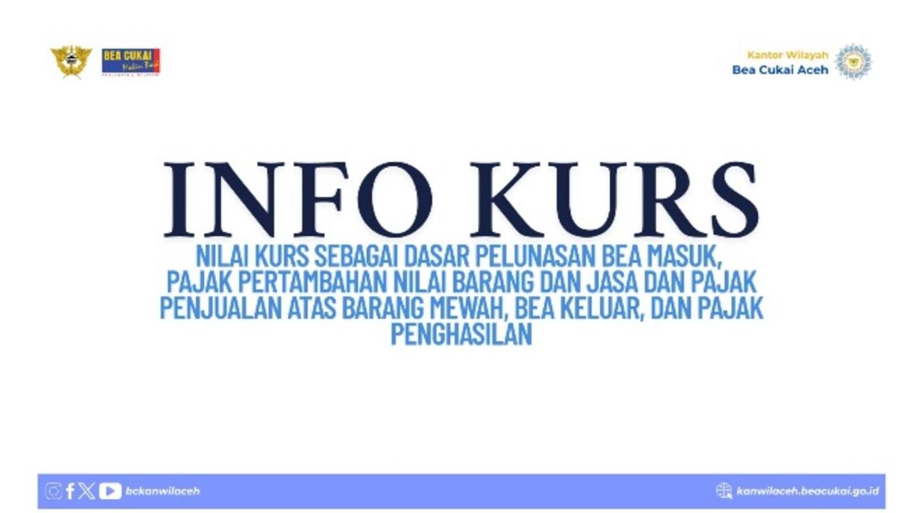Cek Kurs Pelunasan Pajak dan Bea Masuk Terbaru! Berlaku 17–23 Desember 2025