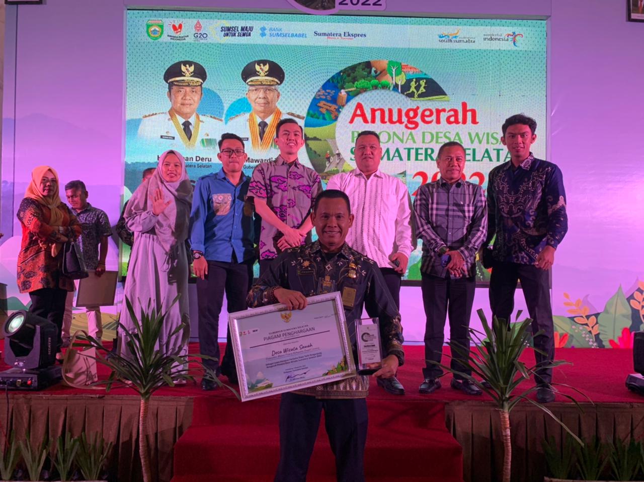 Desa Sawah Raih Penghargaan ADWI Tingkat Sumsel 2022