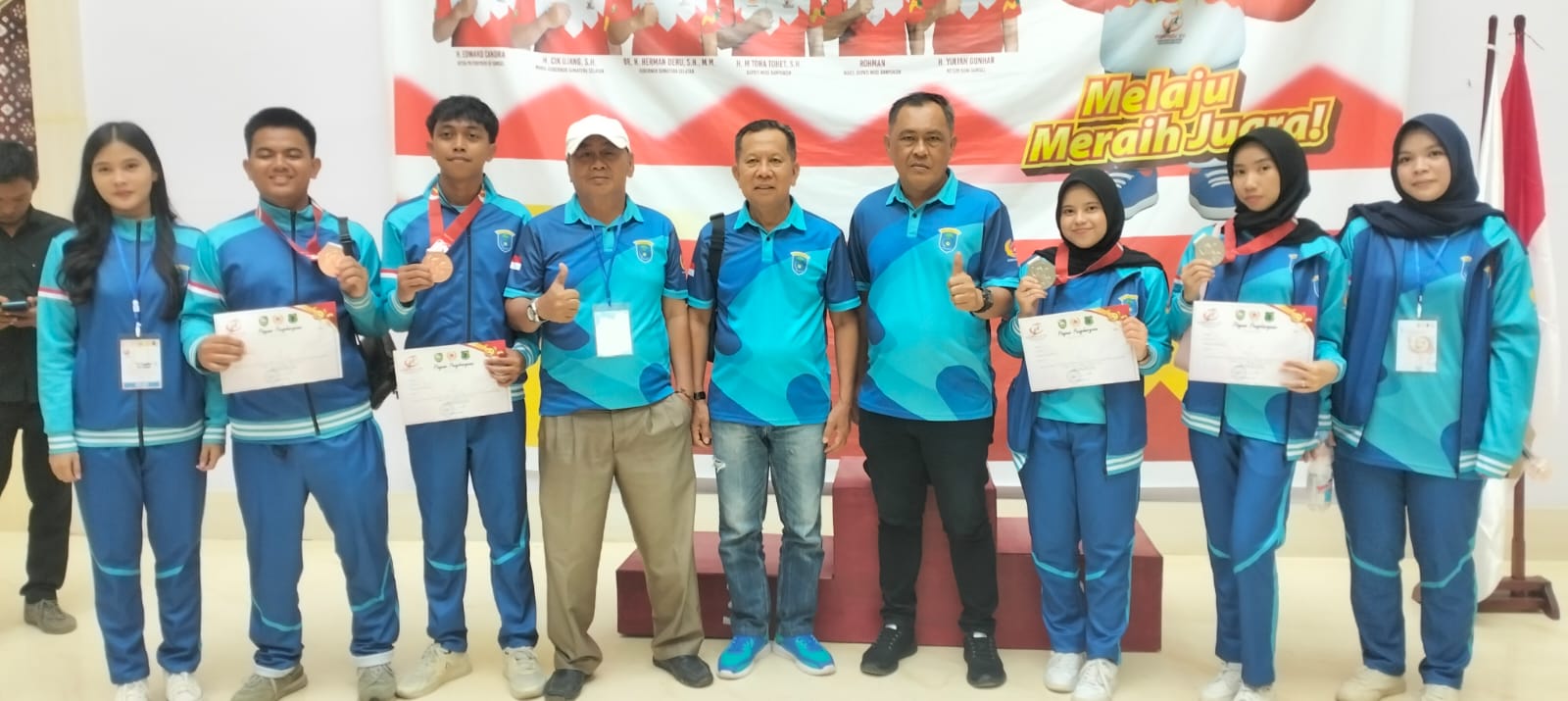 Bridge OKI Sumbang 1 Perak dan 1 Perunggu Porprov XV di Muba 