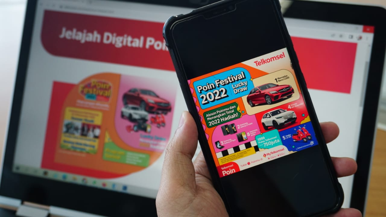 Beri Apresiasi Kepada Pelanggan Setia di Akhir Tahun, Telkomsel Hadirkan Poin Festival Lucky Draw 2022