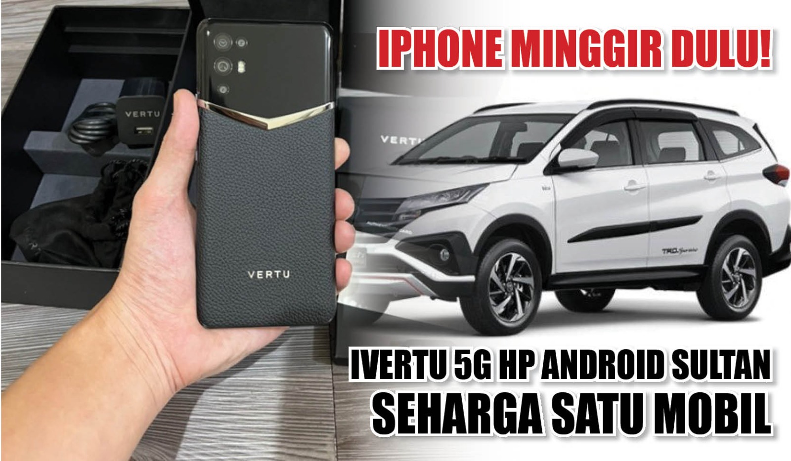 iPhone Minggir Dulu! iVertu 5G Hp Android Sultan Seharga Satu Mobil