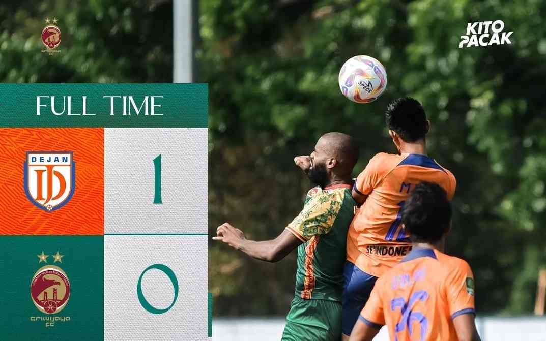 Hasil Akhir Dejan FC vs Sriwijaya FC di Pegadaian Liga 2 2024/2, SFC kalah di Kandang Lawan, Hujan Kartu Merah