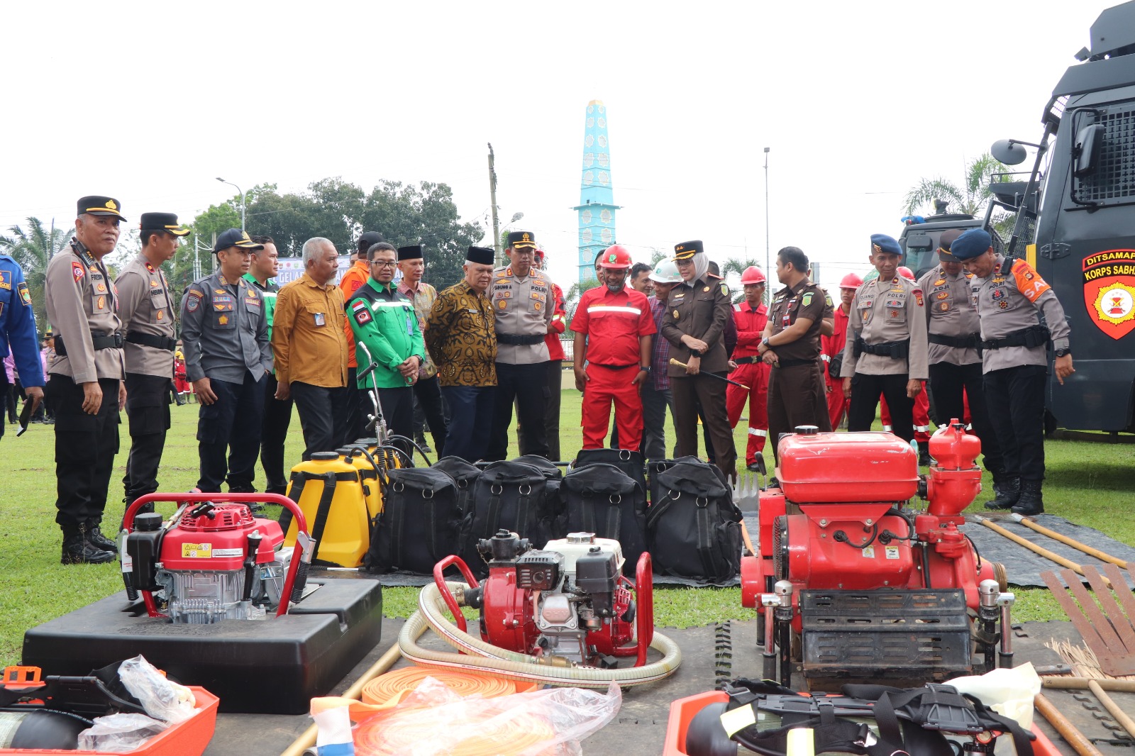 Kapolres Musi Rawas : Titik Hotspot Mulai Turun, Tetap Siagakan 500 Satgas Gabungan 