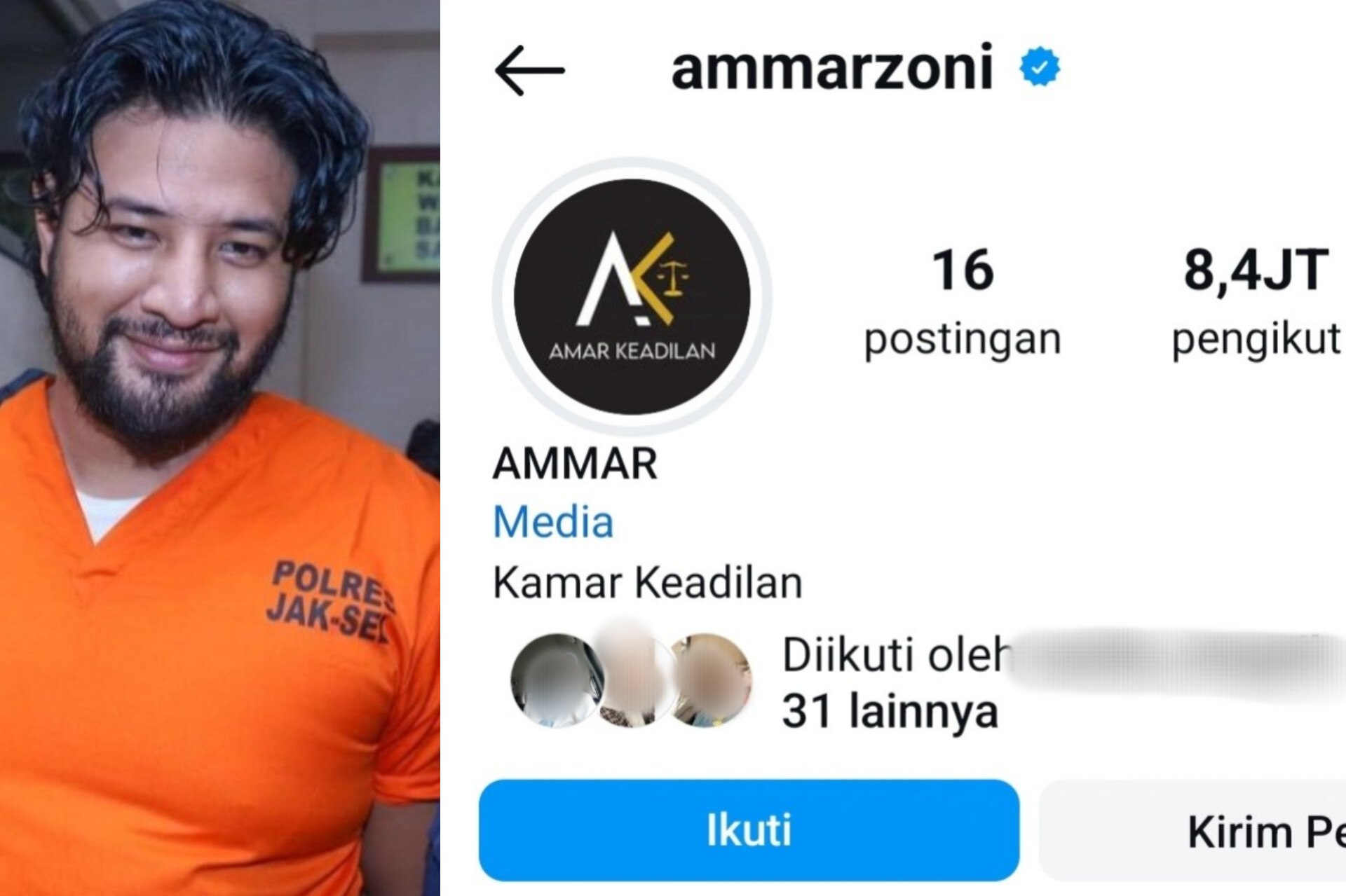 Ammar Zoni Jual Akun Instagram dengan 8,4 Juta Followers, Segini Harga dan Ini Sosok Pembeli Akunnya? 