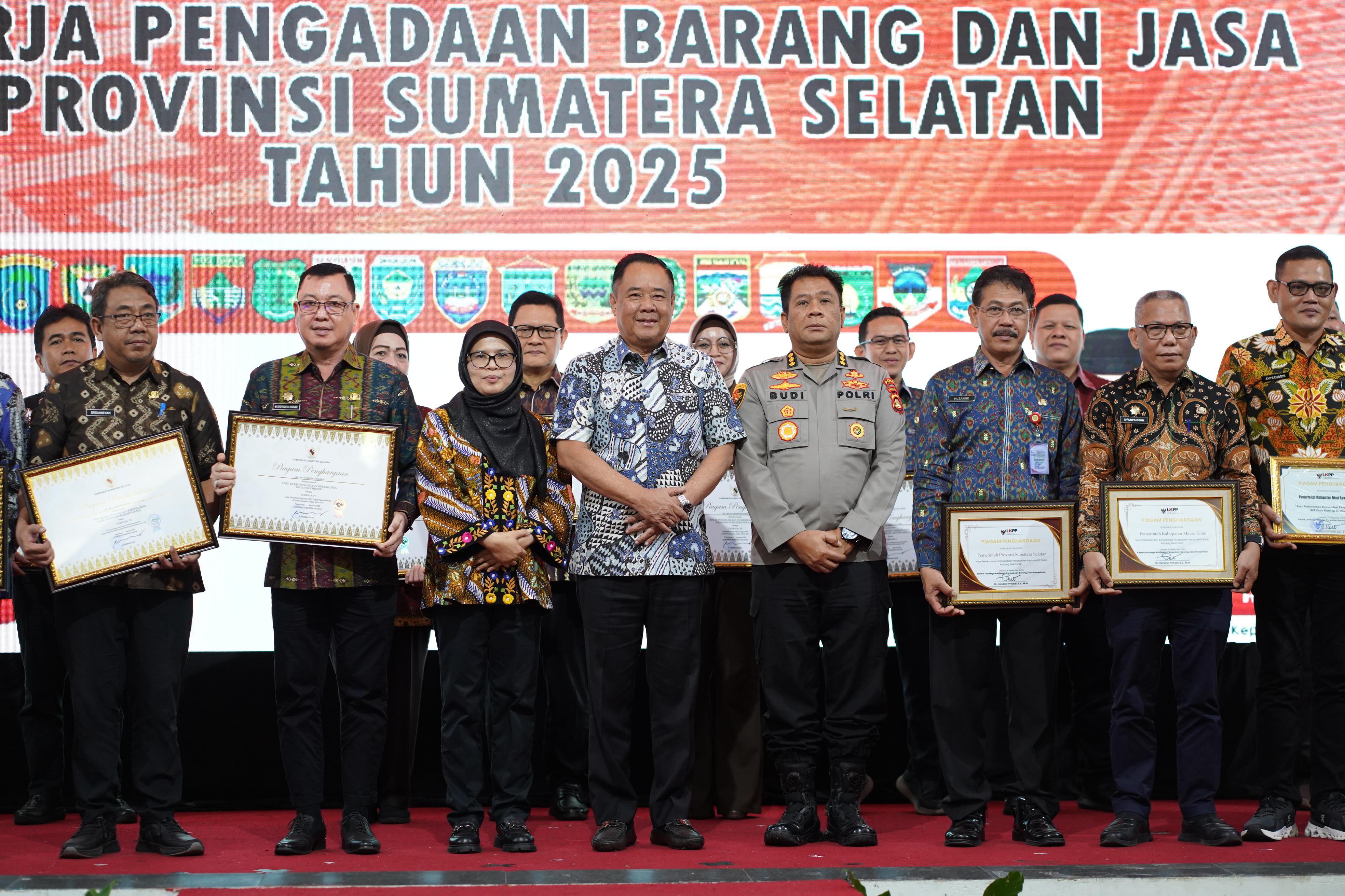 Wagub Cik Ujang Buka Rakor UKPBJ se-Sumsel, Tegaskan Pentingnya Integritas dan Implementasi Perpres 46/2025