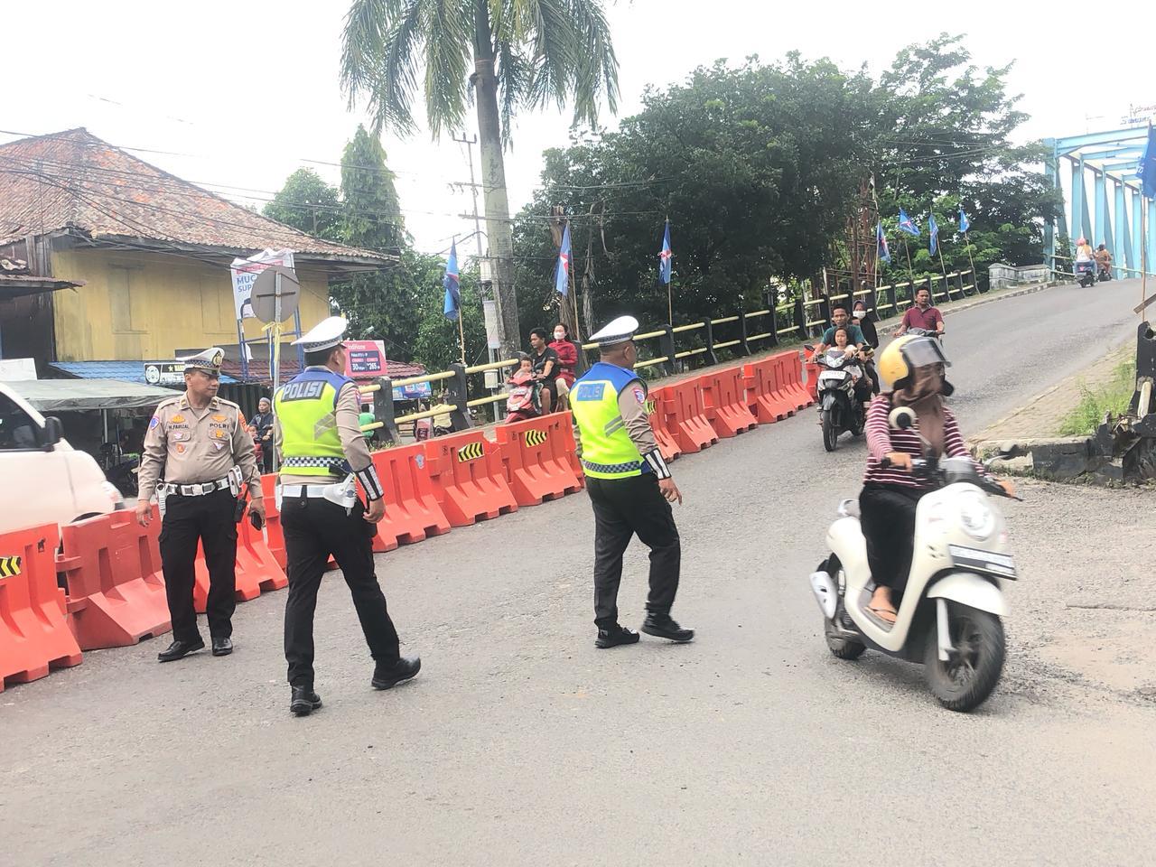 Satlantas Polres OKI Ajak Warga Tertib Parkir, Ini Tujuannya