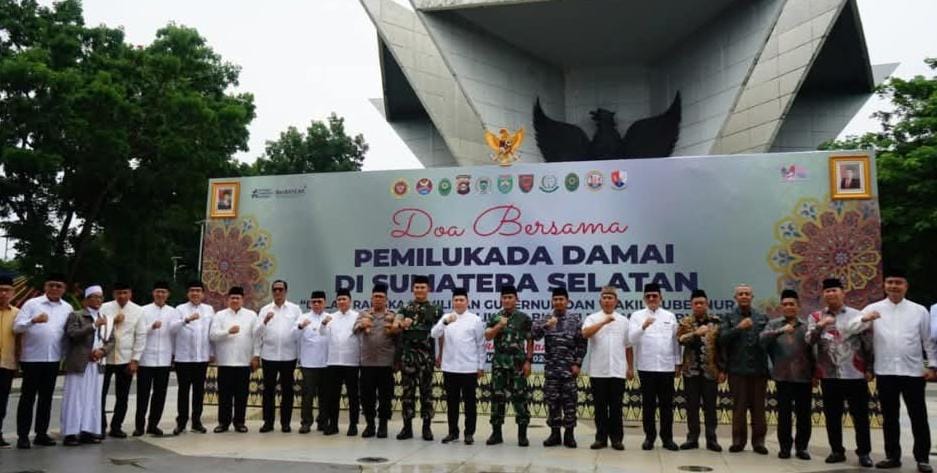 Pj Wali Kota Lubuklinggau H Koimudin Hadiri Doa Bersama Dalam Rangka Pemilukada Serentak 2024