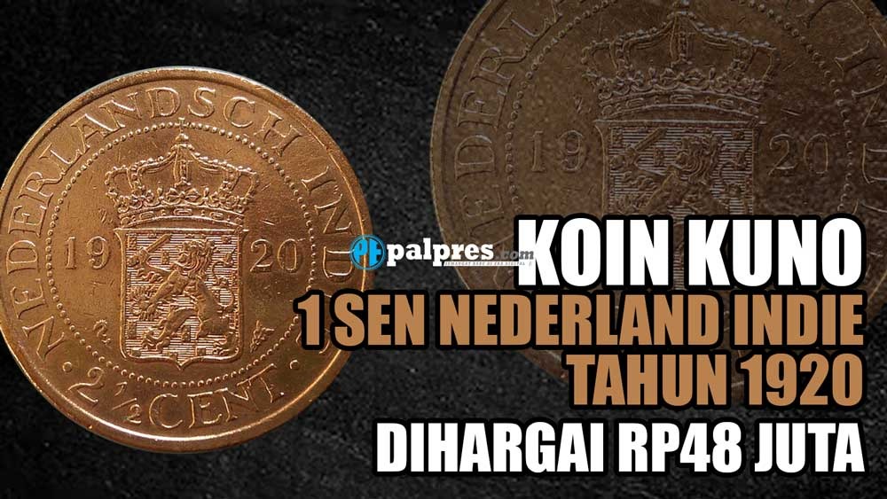 AUTO BANJIR CUAN! Koin Kuno 1 Sen Nederland Sch Indie Tahun 1920 Harganya Rp48.000.000