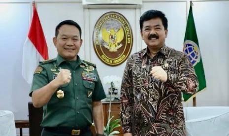 Menteri ATR/Kepala BPN Pererat Silaturahmi dengan KASAD