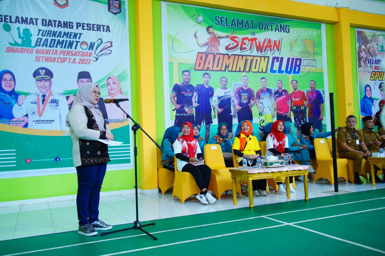 DWP Seketariat DPRD Muba Gelar Turnamen Open Badminton 2023, Ini Dia Para Pesertanya