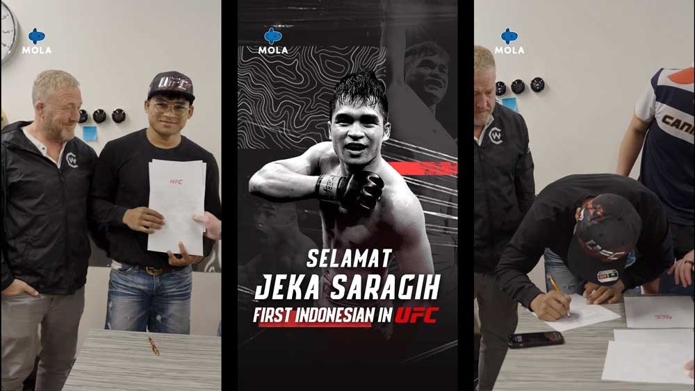 Jeka Saragih Cetak Sejarah Baru di Indonesia, Resmi Dikontrak UFC