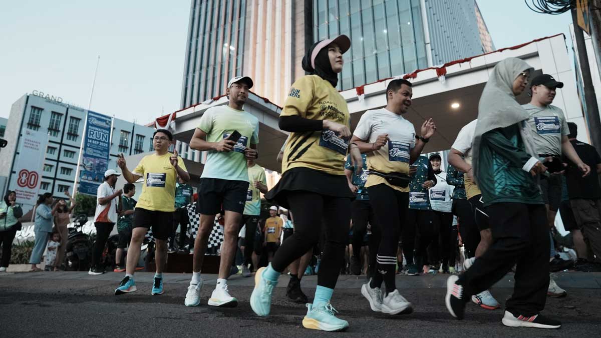 Sinergi OJK dan Pemprov Sumsel, Runners IJK Meriahkan Road to Sultan Muda DIGINATION Run 2025