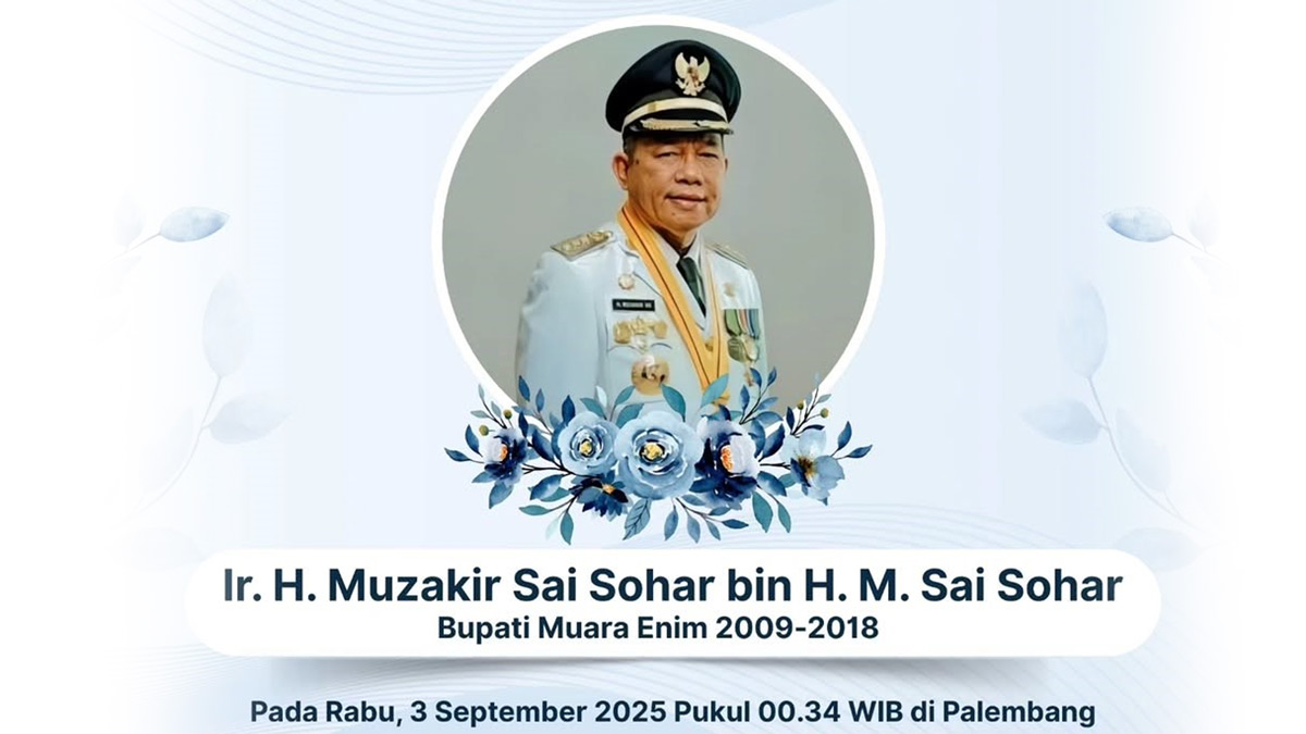 Ribuan Doa Mengalir untuk Muzakir Sai Sohar, Mantan Bupati Muara Enim yang Wafat