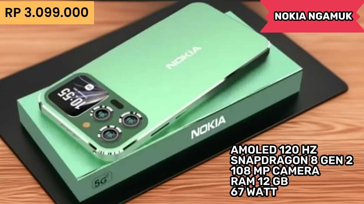 HP Legendaris Comback? Nokia X600 Pro: Spesifikasi Gahar RAM Besar, Layar AMOLED 120Hz, Harga Bersaing