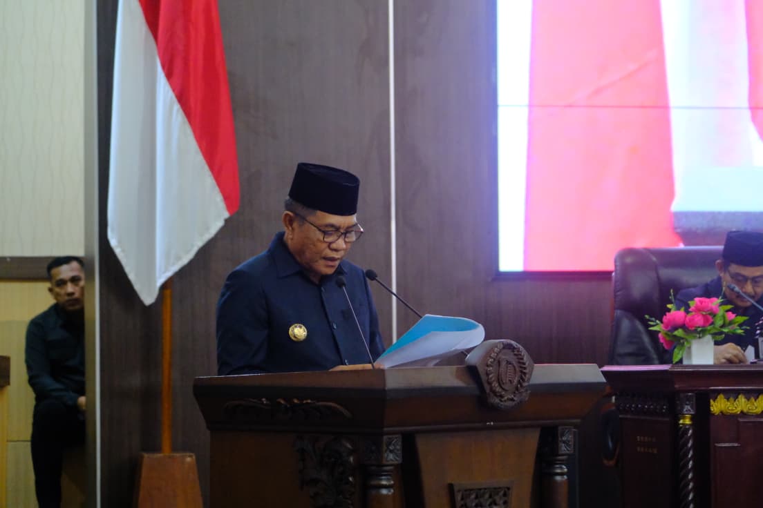 Bupati Muba Sampaikan Nota Keuangan RAPBD 2026 dalam Rapat Paripurna DPRD