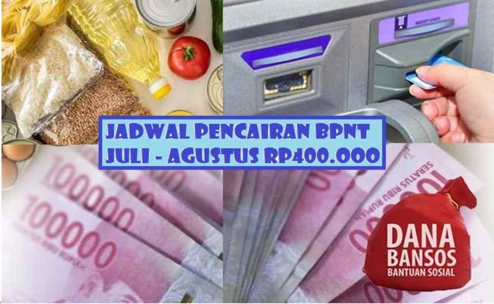 STATUS TERSALURKAN! Ini Jadwal Pencairan BPNT Juli - Agustus Rp400.000, Segera Cek Namamu