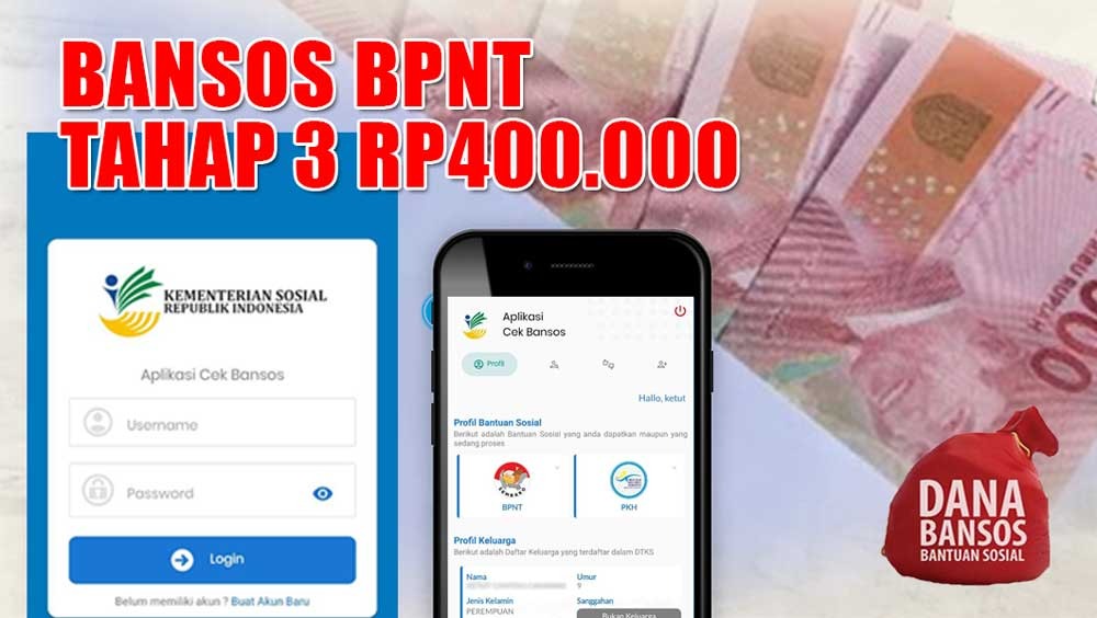 Bansos BPNT Tahap 3 Rp400.000 Belum di Top Up ke Kartu KKS, Cek Statusmu di Sini 