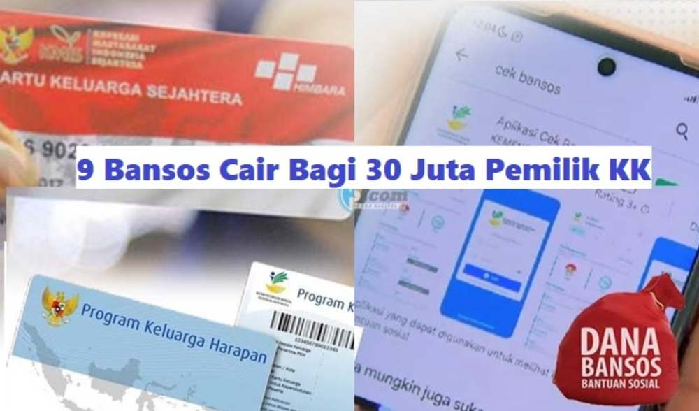 PERHATIAN! Ada 9 Bansos akan Cair Mulai Agustus, Bagi 30 Juta Pemilik KK