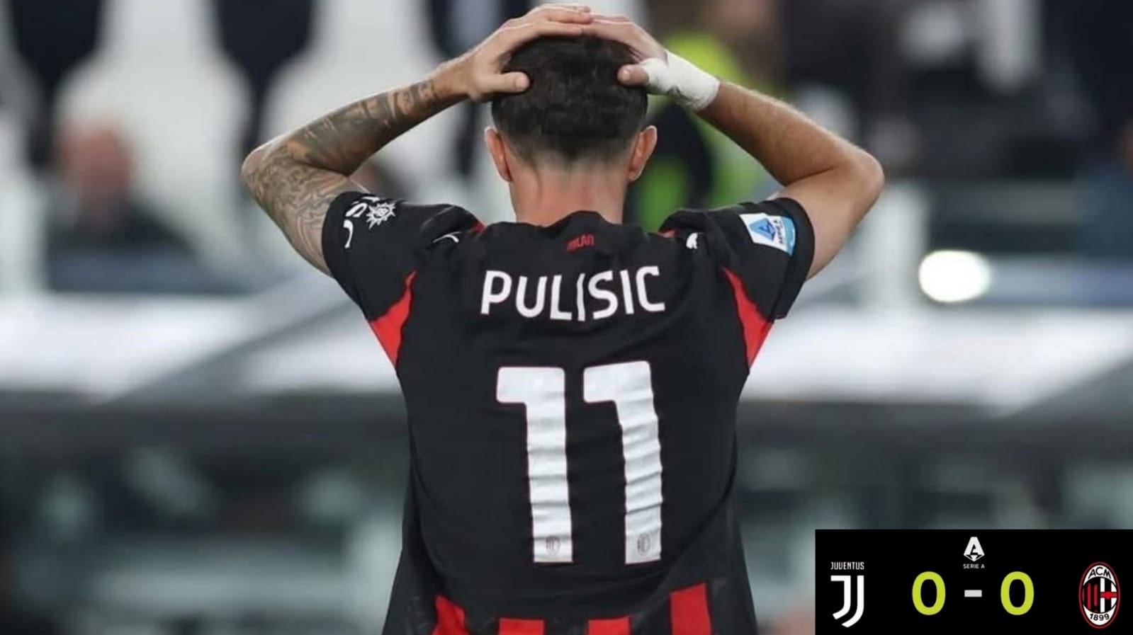 Juventus 0-0 AC Milan: Kegagalan Penalti Pulisic Membawa Laga Berakhir Imbang 