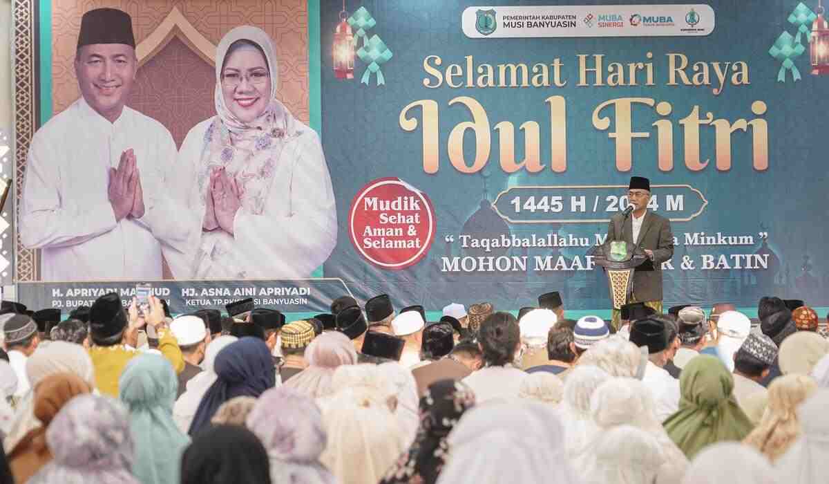Gelar Halal Bihalal Terbuka untuk Warga Muba, Apriyadi Siapkan Jajanan Gerobak UMKM