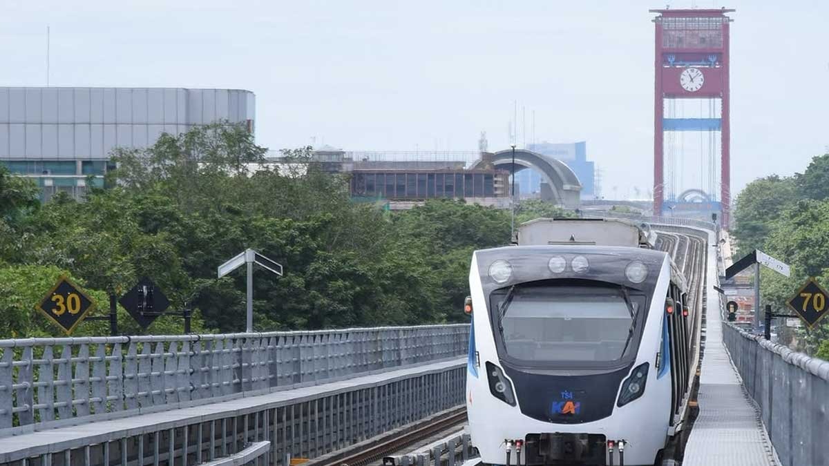 LRT Sumsel Tambah 8 Perjalanan selama Libur Nataru, Cek Jadwalnya!