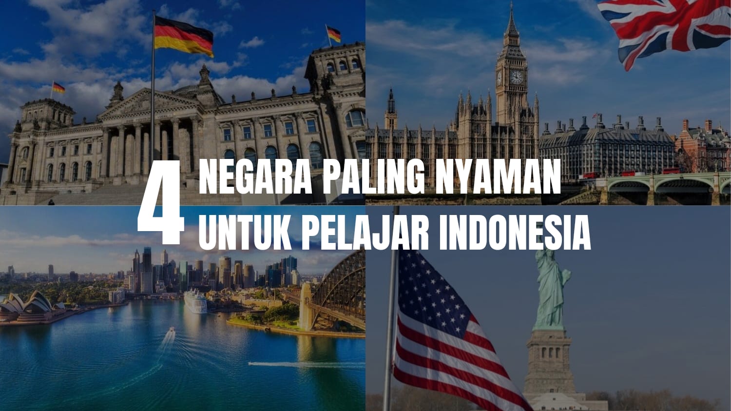 4 Negara Paling Nyaman Buat Pelajar Indonesia, Tertarik?