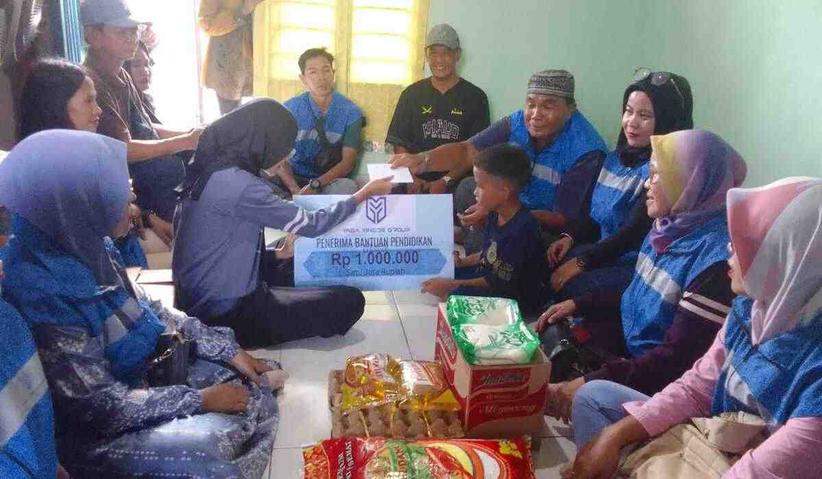 Kembali Gelar Program Dream Plan di Lahat, Yaga Yingde Group Salurkan Bantuan Ini 