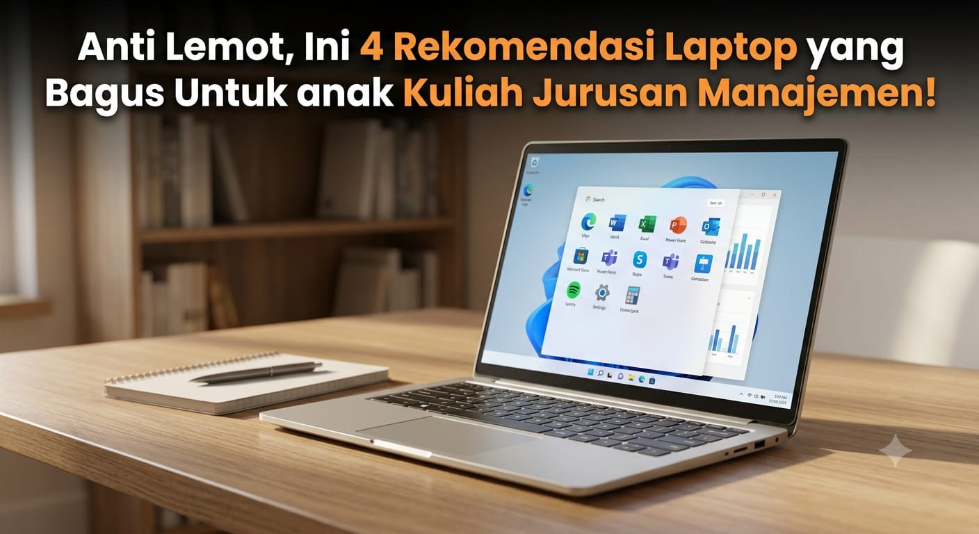 daun999 Mahasiswa Manajemen Wajib Tahu! Ini 4 Rekomendasi Laptop Terbaik yang Bikin Tugas Cepat Selesai