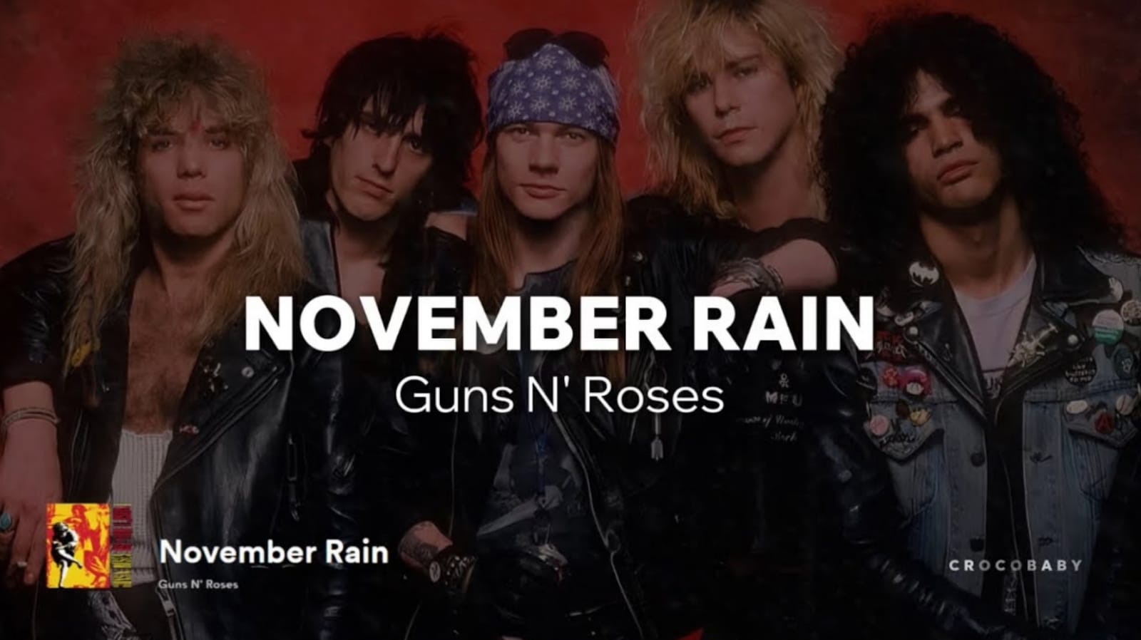 Palembang Hujan di Awal November! Ini Chord dan Lirik Lagu November Rain dari Guns N Roses Beserta Artinya