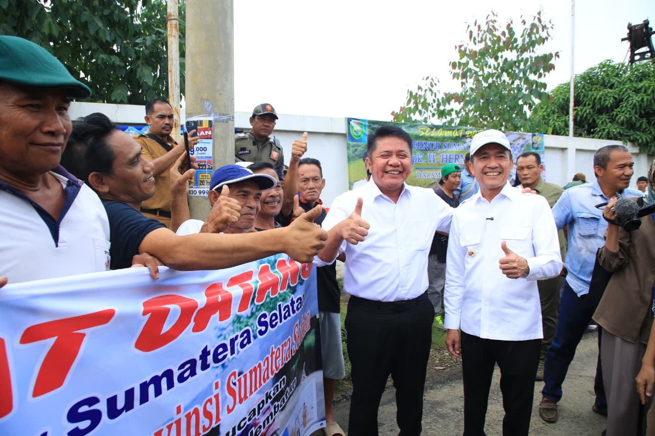 Herman Deru Resmikan Jembatan Layang Gandus, Akhiri Derita Banjir dan Macet Warga