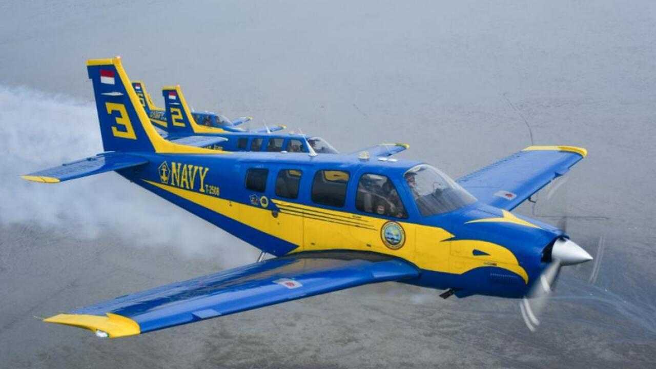 Rajawali Laut Getarkan Bumimoro AAL, 6 Beechcraft G-36 Bonanza Unjuk Gigi!