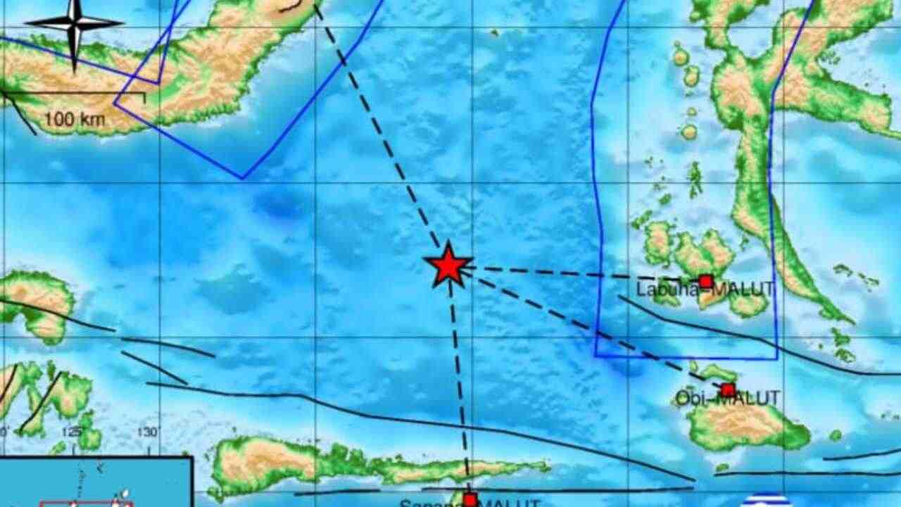 Gempa 5.4 Magnitudo Pagi Ini Terjadi di Maluku Utara, pada Kedalaman 163 Km, Tak Berpotensi Tsunami