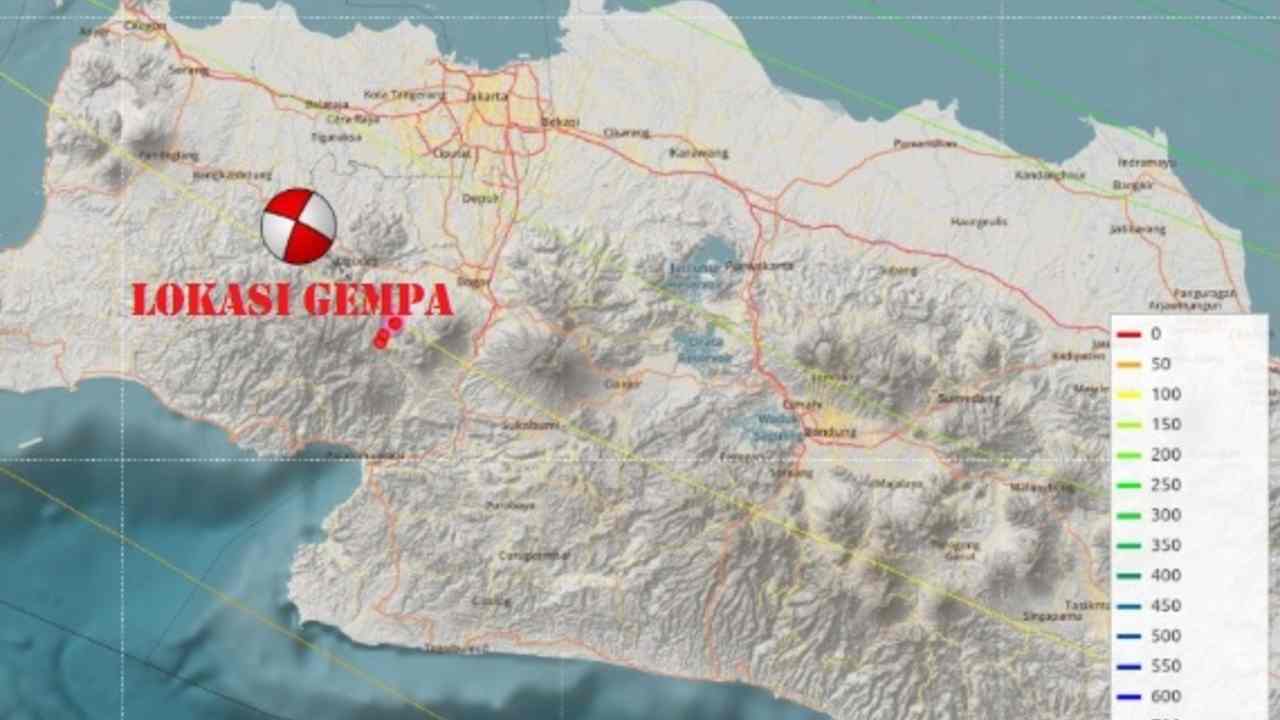Gempa 2.7 Magnitudo Guncang Bogor, Dipicu Aktivitas Sesar Aktif , Getarannya Juga Dirasakan di Tempat Ini