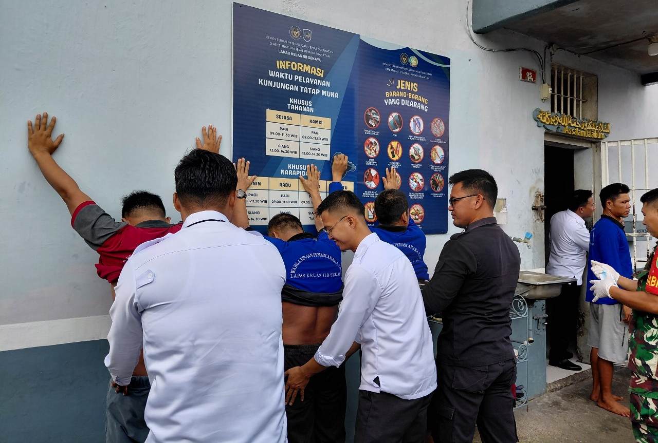 Sejumlah Barang Dilarang Ditemukan di Blok Hunian Warga Binaan Lapas Sekayu, Apa Saja? 