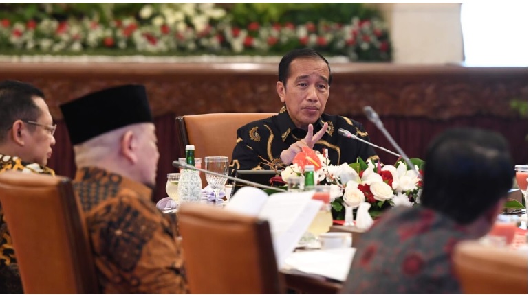 Presiden Jokowi Bahas Krisis Global kepada Pimpinan Lembaga Negara
