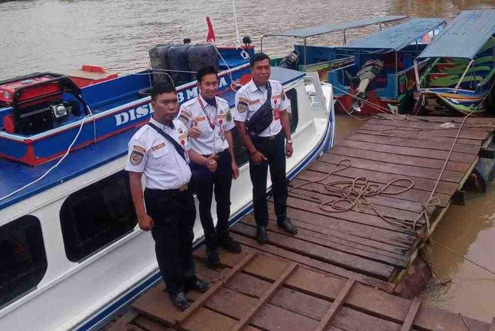 Kawal Kapal Melintas di Jembatan P6, Dishub Muba Imbau Pemudik Gunakan Angkutan Umum 