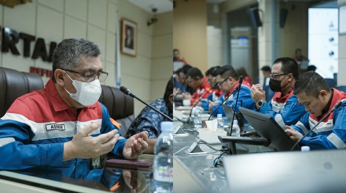Ikhtiar Spektakuler Kilang Plaju: Langit Palembang Diguncang Doa Demi Keselamatan Pahlawan Energi!