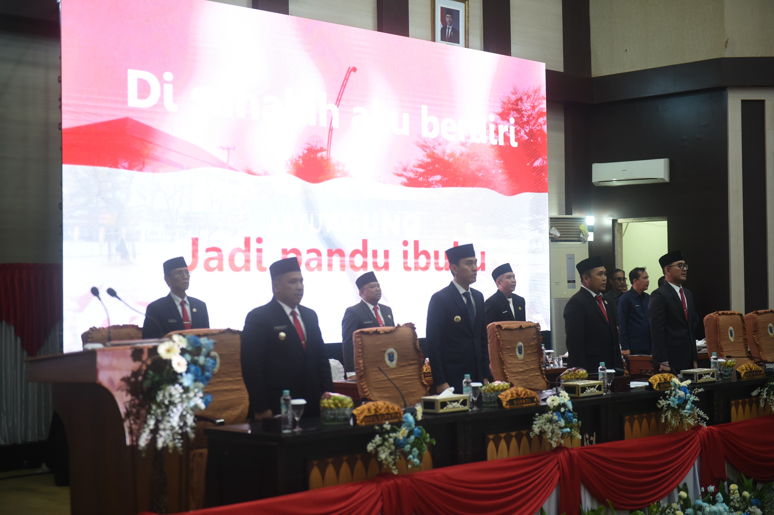 DPRD OKI Gelar Paripurna Istimewa Dengarkan Pidato Kenegaraan Presiden RI