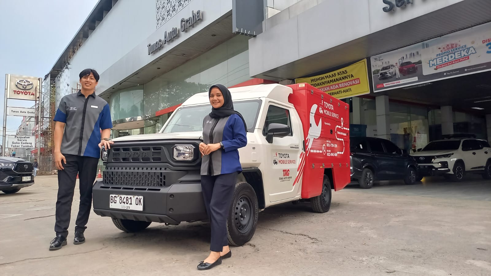 Permintaan Service Meningkat, TAG Palembang Tambah Unit Armada Toyota Mobile Service 